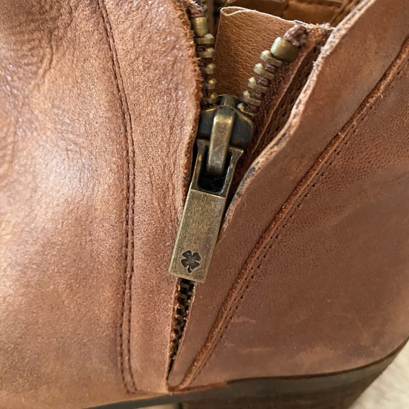 Leather Lucky Brand Booties - Picture 3 of 4